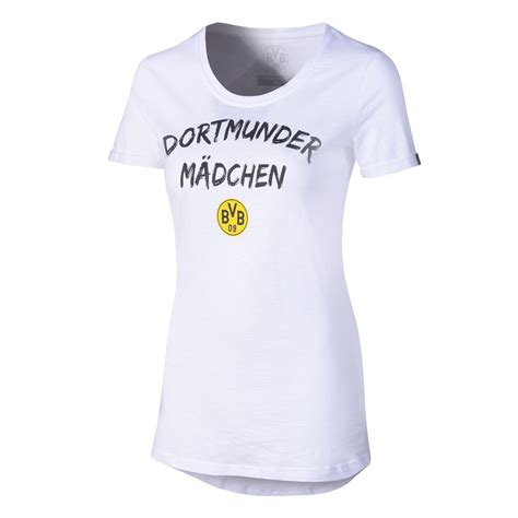 We've got official borussia dortmund clothing with bold team crests as well as player gear for fans looking to support. Borussia Dortmund T-Shirt Dortmunder Mädchen Weiß - kaufen ...
