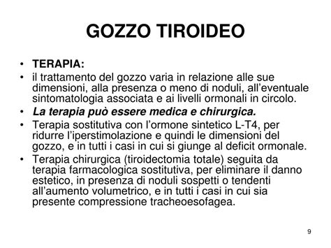 Il gozzo è considerato endemico se più del 5% della popolazione adulta o più del 10% della popolazione scolare di una determinata area geografica presentano questa patologia. PPT - Assistenza pre- e post-operatoria al paziente ...