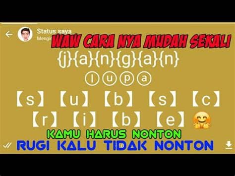 Ada beberapa cara untuk membuat video 30 detik dengan lagu favorit kalian, yang paling simpel adalah dengan rekam, kalian tidak perlu kalau dengan cara rekam, ga sampe 1 menit bisa upload status musik tapi kalau dengan cara editing dengan aplikasi setidaknya akan butuh waktu 5 menitan. Wow cara membuat status unik di whatsapp - YouTube