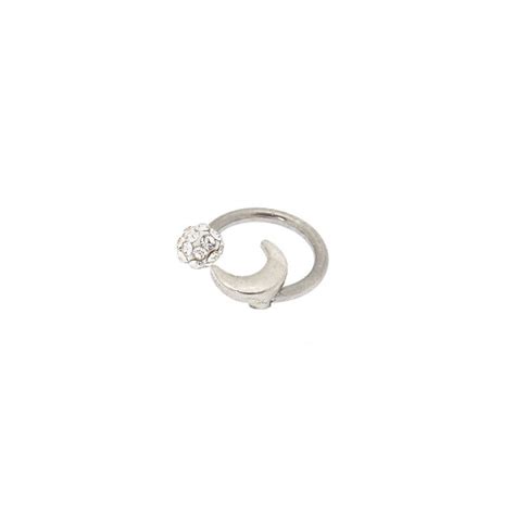 Etsy.com has been visited by 1m+ users in the past month Moon & Fireball Horseshoe Cartilage Earring | Icing US