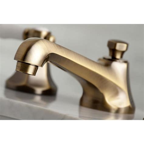 Lindo centerset bathroom faucet bathroom from brass bathroom faucets, image by:signaturehardware.com elnora bridge bathroom faucet how to clean brass bathroom fixtures probably quite a few treatment about brass bathroom faucets, if the bind and the exposure above is. Kingston Brass Bel-Air Antique Brass 2-handle Widespread ...