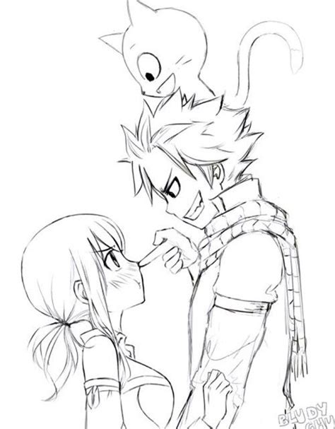 This also includes help with jobs. Fairy Tail - Natsu and Lucy (Black N White) | Fairy tail ...