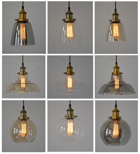 Industrial vintage ceiling lights metal pipe retro loft pendant lamps uk. NEW MODERN VINTAGE INDUSTRIAL RETRO LOFT GLASS CEILING ...