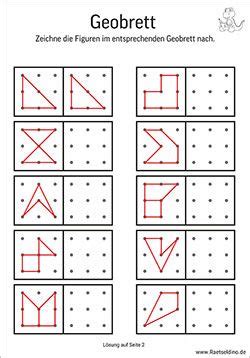 Mathematik, deutsch übungen für grundschule, mittelschule, gymnasium. Figuren und Formen nachzeichnen | Gitterbilder für Kinder ...