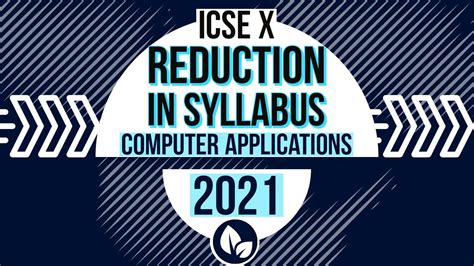 Programming in 'c' iii paper : REDUCTION IN SYLLABUS | COMPUTER APPLICATIONS | ICSE - 10 ...