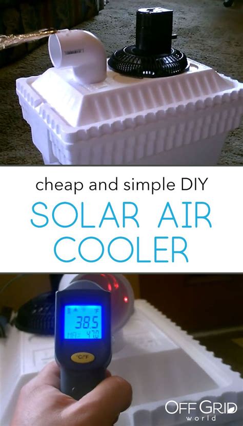 This article reviews the best available dc and ac solar powered air conditioners available. DIY Solar Powered Air Cooler for $15 | Diy solar, Diy air conditioner, Homemade air conditioner