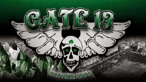 Panathinaikos gate 13 hooligans always on war. lamia gate 13: WALLPAPERS