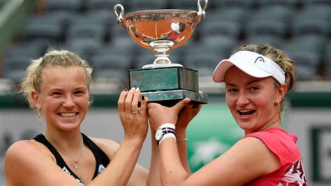 Yesterday, so many emotions and everything. Roland Garros: Las checas Siniakova y Krejcikova se ...