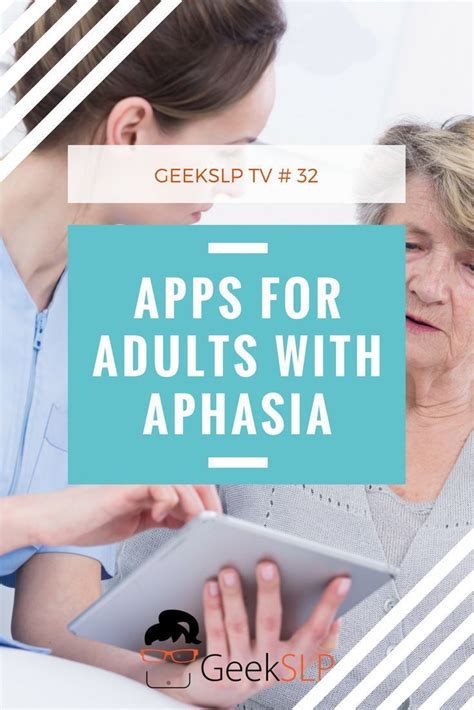 If you have anything you want to ipad and android apps for speech, language and literacy learning are now being widely used as another way to focus on communication and education. TV #32: Apps targeting Adults with Aphasia | Aphasia ...