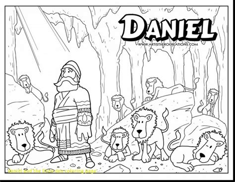 Daniel 6 target age group: Bible Coloring Pages For Kids Daniel And Lions Den - smart ...