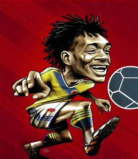 Yerry mina es el nuevo embajador de la marca de autos fiat en colombia. Juan Guillermo Cuadrado, Colombia | Caricaturas de famosos ...