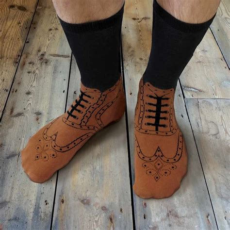 See more ideas about brown brogues, brogues, dress shoes men. Brogue Socks | The Present Finder