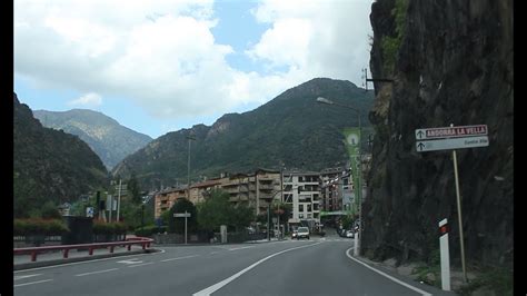 Park central, parc infantil, parc d'enclar, emprius de la llosada, park de la mola. Driving In Andorra - Off To Andorra La Vella - YouTube