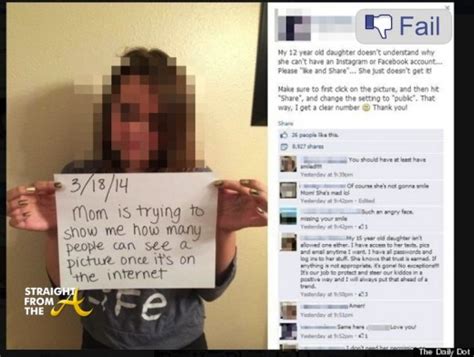 Facebook Fail! Mom's Quest to Publicly Shame Daughter ...