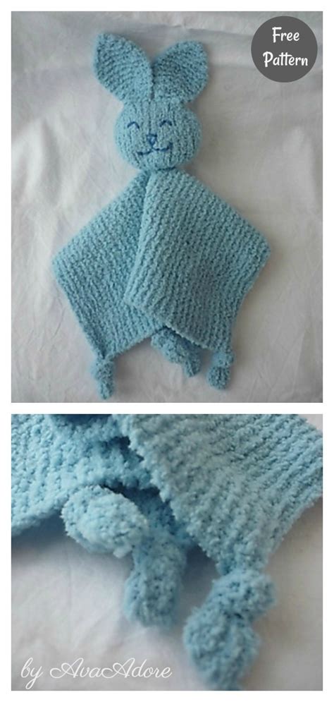 Download the scubba lamb blanket knitting pattern. 5 Easy Bunny Lovey Blanket Free Knitting Pattern