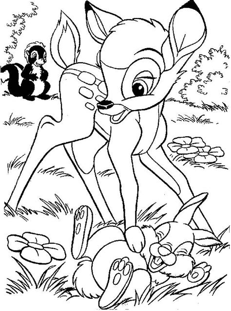 Leuke disney kleurplaten voor jong en oud. Bambi Pasen | Kleurplaten, Disney kleurplaten, Adult coloring pages