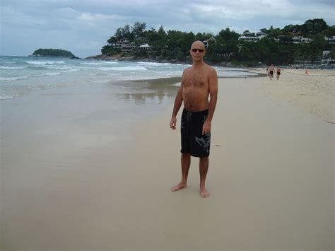 Shady area, beautiful rock formations. Kata Noi beach - Karon Beach, Phuket, Thailand ...