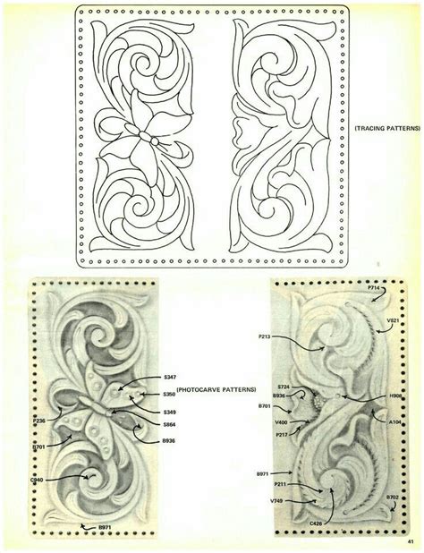 © 2021 leather hub patterns and templates. Leather Tooling Patterns/Templates / wildflowers & steer ...