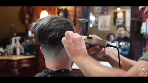 Usually a slick back look is going to look wet (use pomade). Disconnected Slicked Back Undercut Clean Fade - YouTube