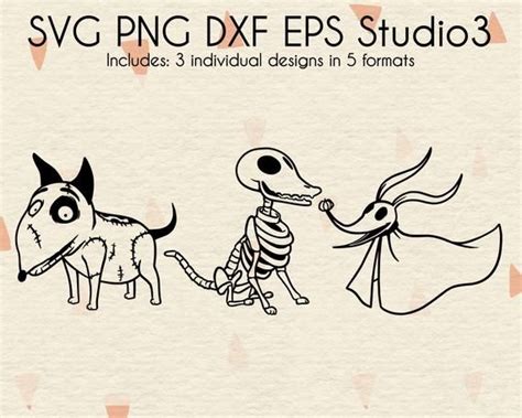 370 results for nightmare before christmas dog. Frankenweenie Corpse Bride Nightmare Before Christmas SVG ...