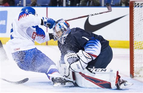 Května soubojem s ruskem v základní skupině a od 15:15. ONLINE: Slovensko - USA (MS v hokeji do 20 rokov 2019 ...