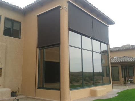 It you are trying to install solar screen or pet screen material, you know the material is generally much thicker than regular window screen and therefore. Tall windows need tall screens! Wind & solar screen by Santa Fe Awning | Solar screens, Diy solar