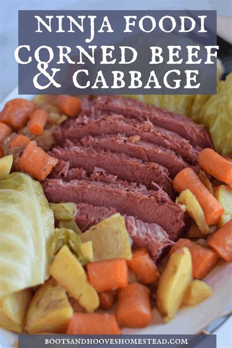 There is 557,000 corned beef and cabbage recipes on google… what's one more?! This easy to make Ninja Foodi Corned Beef and Cabbage ...
