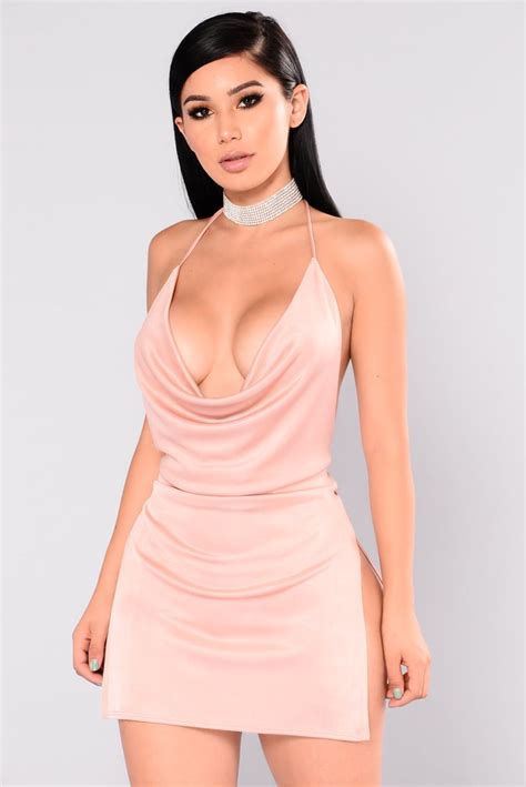 Any store split in 4. PeekaBoo Dress - Mauve - Dresses - Fashion Nova