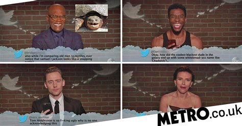 Jimmy kimmel live's weeklong celebration for avengers: The Avengers: Infinity War cast read out mean tweets on ...
