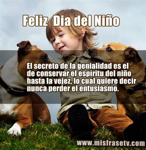 Por eso, queremos dejarte algunas imágenes bonitas con frases del día del niño, para que descargues gratis en tu compu o. Feliz Dia del Niño 2021: Imágenes Frases bonitas para ...