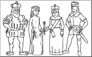 373,373 family clip art images on gograph. Clip Art: Royal Family B&W I abcteach.com | abcteach