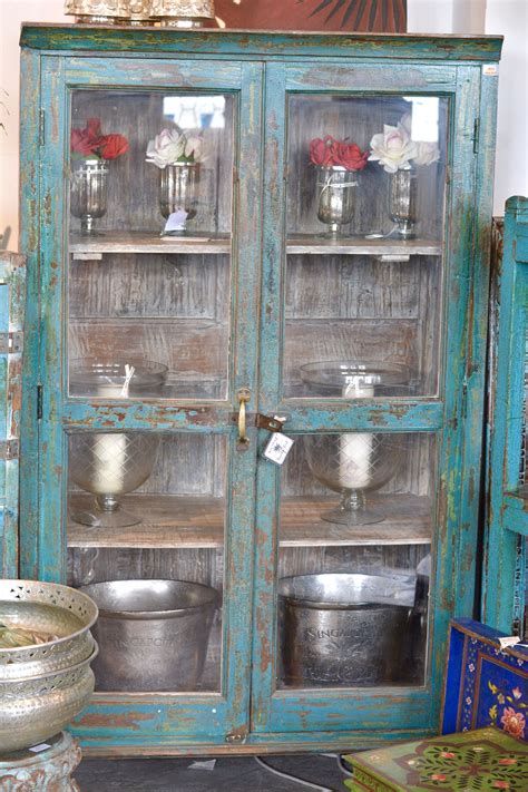 Maybe you would like to learn more about one of these? Tall teal display cabinet | Display cabinet, Painted ...