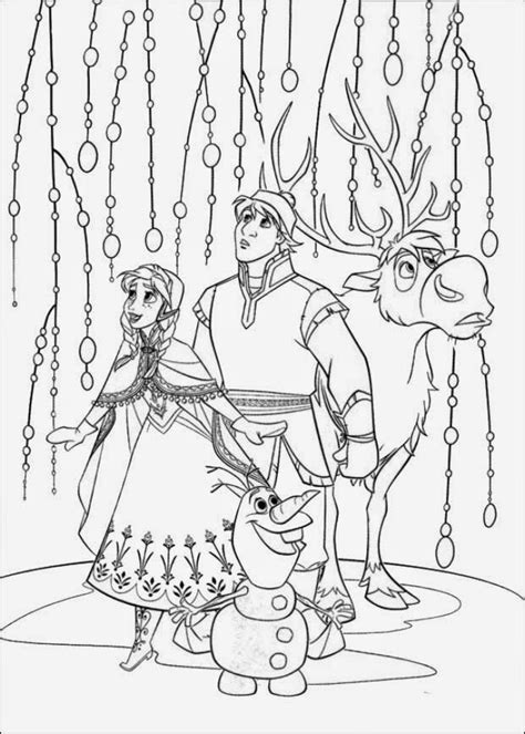 Desene de colorat cu elsa și ana. BubuParty: Planse de colorat Regatul de Gheata - Frozen