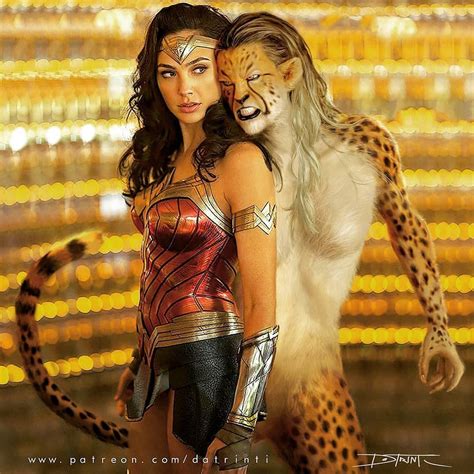 Wonder woman 1984's cheetah follows comic book tradition, depicting barbara minerva as a fearsome anthropomorphic feline, equipped with a lashing tail and deadly claws. DC Comics Vault on Instagram: "by @datrinti #Wonderwoman # ...