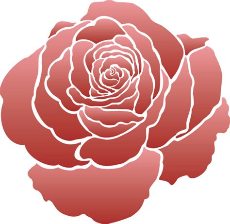 This technique can then be used to decorate large plastic flower pots, plastic hanging baskets, plastic wastebaskets, or just about any plastic container. Painting Stencil Small Rose Flower Stencil - Walls ...