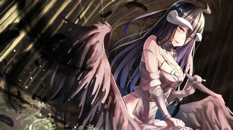 Обои 1920х1080 overlord на рабочий стол широкоформатные 1080p. Overlord Anime Albedo Wallpaper (76+ images)