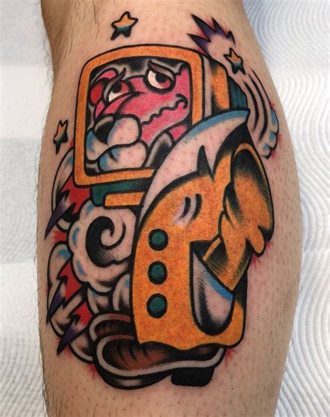 If you don't want a black design then try out pink! Pink Panther by Milky! | Sunset tattoos, Panther tattoo ...