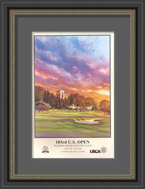 The venue of the us open golf championships changes each year. Olympia Fields Country Club Golf Art By Steve Lotus