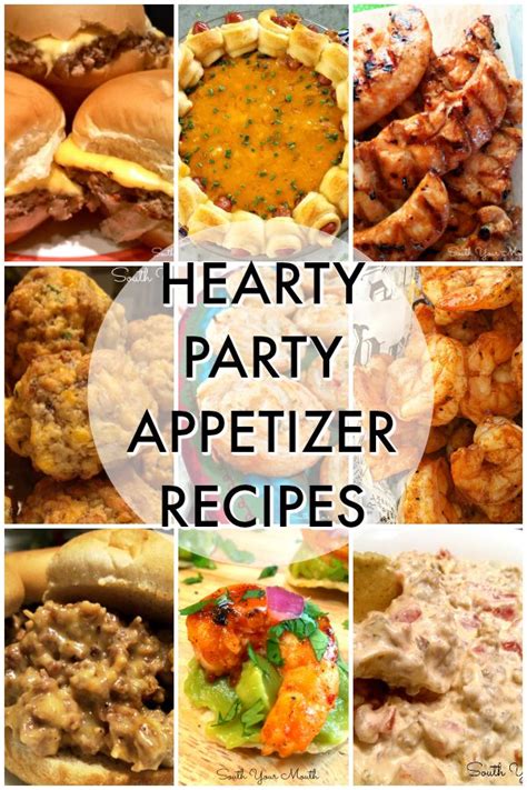 Any suggestions for good ones? Filling appetizers, finger food recipes and heavy hors d ...