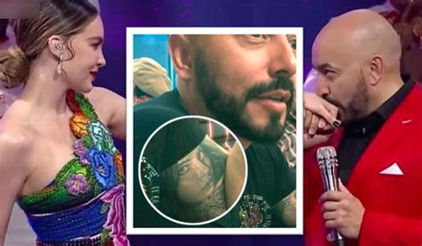 Lupillo rivera muestra su brazo sin el tatuaje de belinda. ¿Belinda tatuada en el cuerpo de Lupillo? | Fernanda Familiar