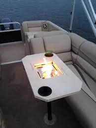 This is where your fire will be. Image result for pontoon fire pit table (With images ...