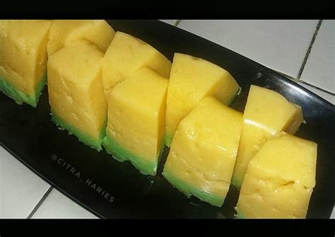 Keyword resep roti, resep roti tawar. Bingka Roti Tanpa Telur - hybrid art