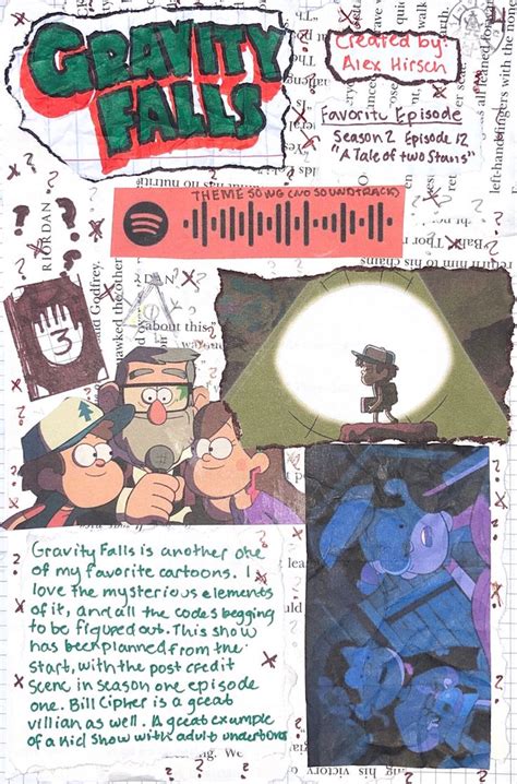 Gravity+falls+journal+pages+and+documents | gravity falls decoder by narrikatasha. gravity falls film journal entry | Collage book, Movie collage, Diy journal