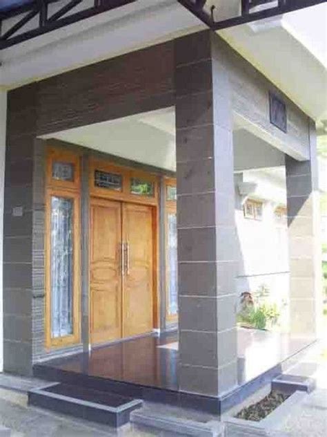 Manfaat desain denah rumah minimalis. Tiang Teras Minimalis Batu Alam untuk Mempercantik Rumah ...