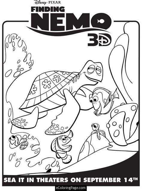 Explore 623989 free printable coloring pages for you can use our amazing online tool to color and edit the following free nemo coloring pages. Kids Page: Finding Nemo Dory And Crush For Kids Coloring Pages