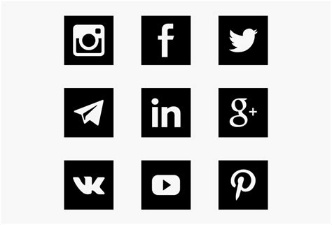 Every week we add new premium graphics by the thousands. Squared Social Media - Social Icons Png Square ...