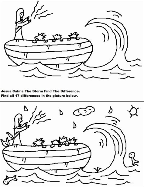 These free cards are great for talking to kids about calming themselves. Coloring Page Jesus Calms The Storm - Coloring Home