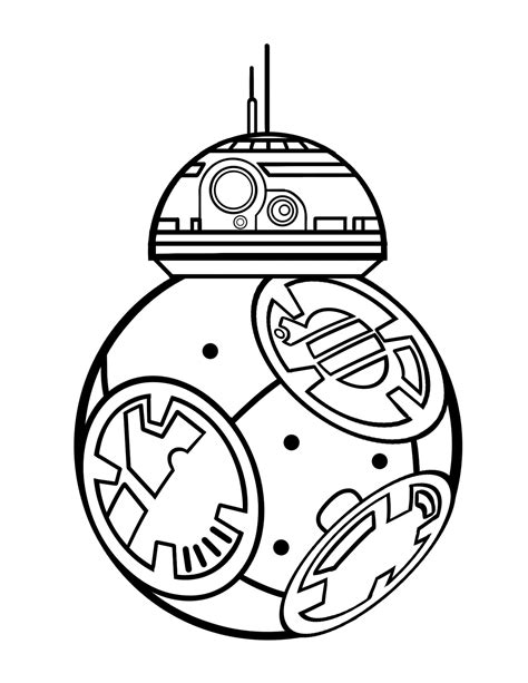 Celebrate solo with star wars paper crafts. BB-8 Coloring Pages - Best Coloring Pages For Kids