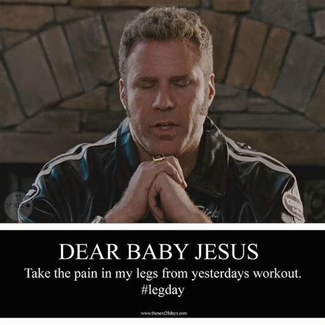 Dear eight pound, six ounce, newborn baby jesus, don't even know a word yet, just a little infant, so cuddly, but still omnipotent. Talladega Nights Sweet Baby Jesus Meme