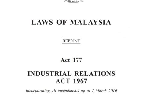 Akta perhubungan perusahaan akta perhubungan perusahaan 1967 seksyen 20 akta perhubungan perusahaan 1967 pdf free. 6 PERKARA PENTING DALAM PINDAAN AKTA PERHUBUNGAN ...